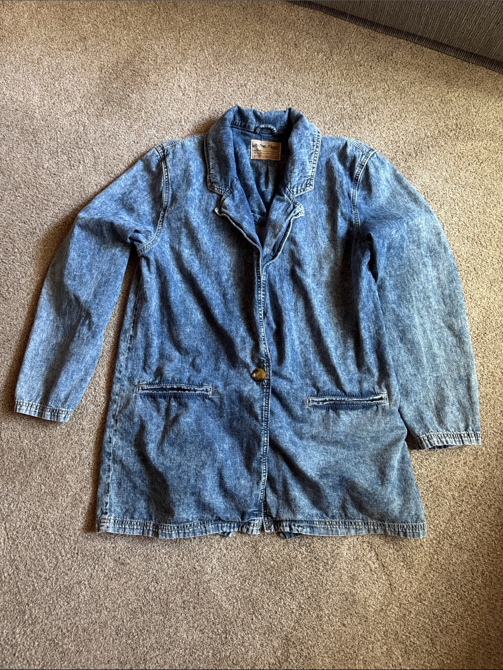 We The Free Light Blue Duster